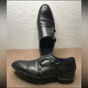 Cole Haan Grand.OS 360 Harrison Men's Double Monk Strap Black Leather Size 13M